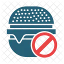 No Burger No Fast Food No Junk Food Icon