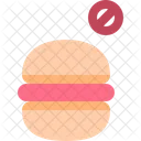 Burger No Junk Icon