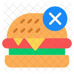 No Burger  Icon