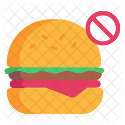 No Burger  Icon