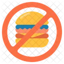 Stop Fast Meal Icon
