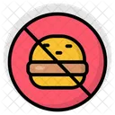 No Burger Fast Food Junk Food Icon