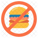 Stop Fast Meal Icon