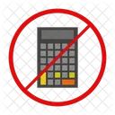 No Calculator Calculator Ban Icon