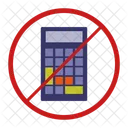 No Calculator Calculator Ban Icon