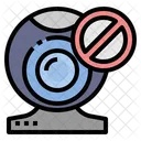 No Camera Web Cam Cyberbullying Icon