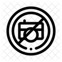 No Camera No Picture Taking No Cameras Icon