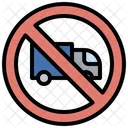 Ningun Camion Transporte Senalizacion Icon