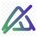 No Camp Camping Ground Tent Icon