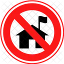 No Camping Forbidden Prohibition Icon