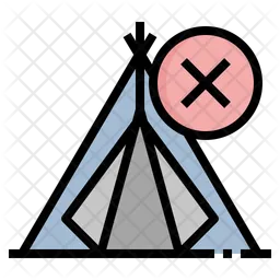 No camping  Icon