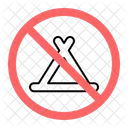 No Camping  Icon