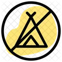 No Camping  Icon