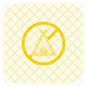 No Camping  Icon