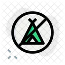 No Camping  Icon
