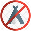 No Camping  Icon