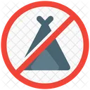 No Camping  Icon