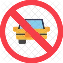 No Car Car Transportation Icon