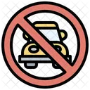 No Car Signaling Prohibition Icon