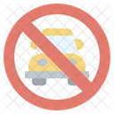 No Car Signaling Prohibition Icon