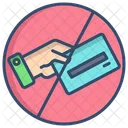 No Card Donot Touch Card Ban Card アイコン