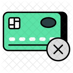 No Card Payment  Icon