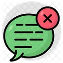 No Chat No Message Communication Icon