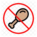 Legpiece Chicken Notallowed Icon