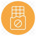 No Chocolate Chocolate Clip Icon