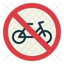 No andar en bicicleta  Icono