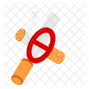 No Smoking Restriction Forbidden Icon
