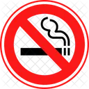 No Cigrette Prohibited Cigrette Icon