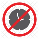 No Clock Prohibited Icon