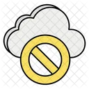No Cloud Cloud Discconnect No Data Icon