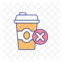 No Coffee Cup Icon