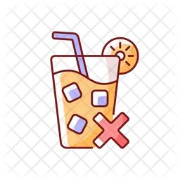 No cold drinks  Icon