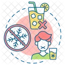No cold drinks  Icon