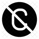 No Copyright No Copyright Sign Sign Icon