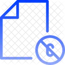 No Copyright Doc Icon