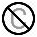 No Copyright No Copyright Sign Sign Icon