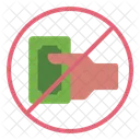 No Corruption Stop Reject Icon