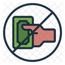 No Corruption Stop Reject Icon