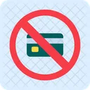 No Credit Card Business Payment Icon