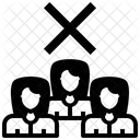 No Crowd Avoid Crowds Coronavirus Icon