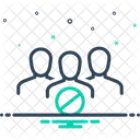 No Crowd  Icon