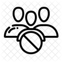No Crowd  Icon