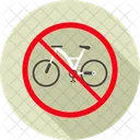 No Cycling No Bicycles No Bikes Icon