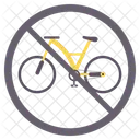 자전거 타기 금지  아이콘