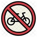 No Cycling  Icon
