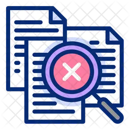 No Data, cannot find, error, no result, error search, document, Data, search, Data Analysis, Data  Icon